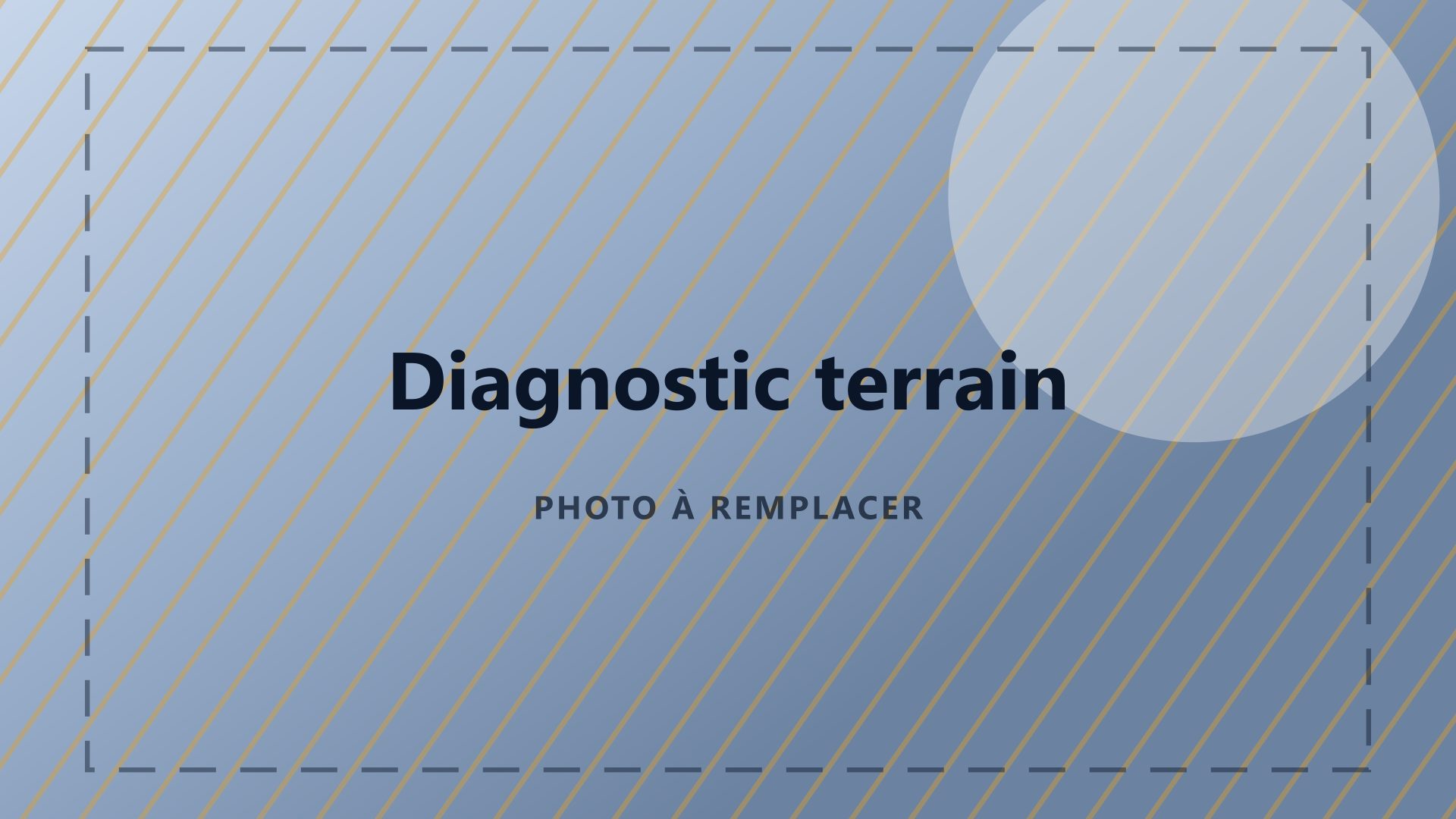 Diagnostic  précis  sur le terrain