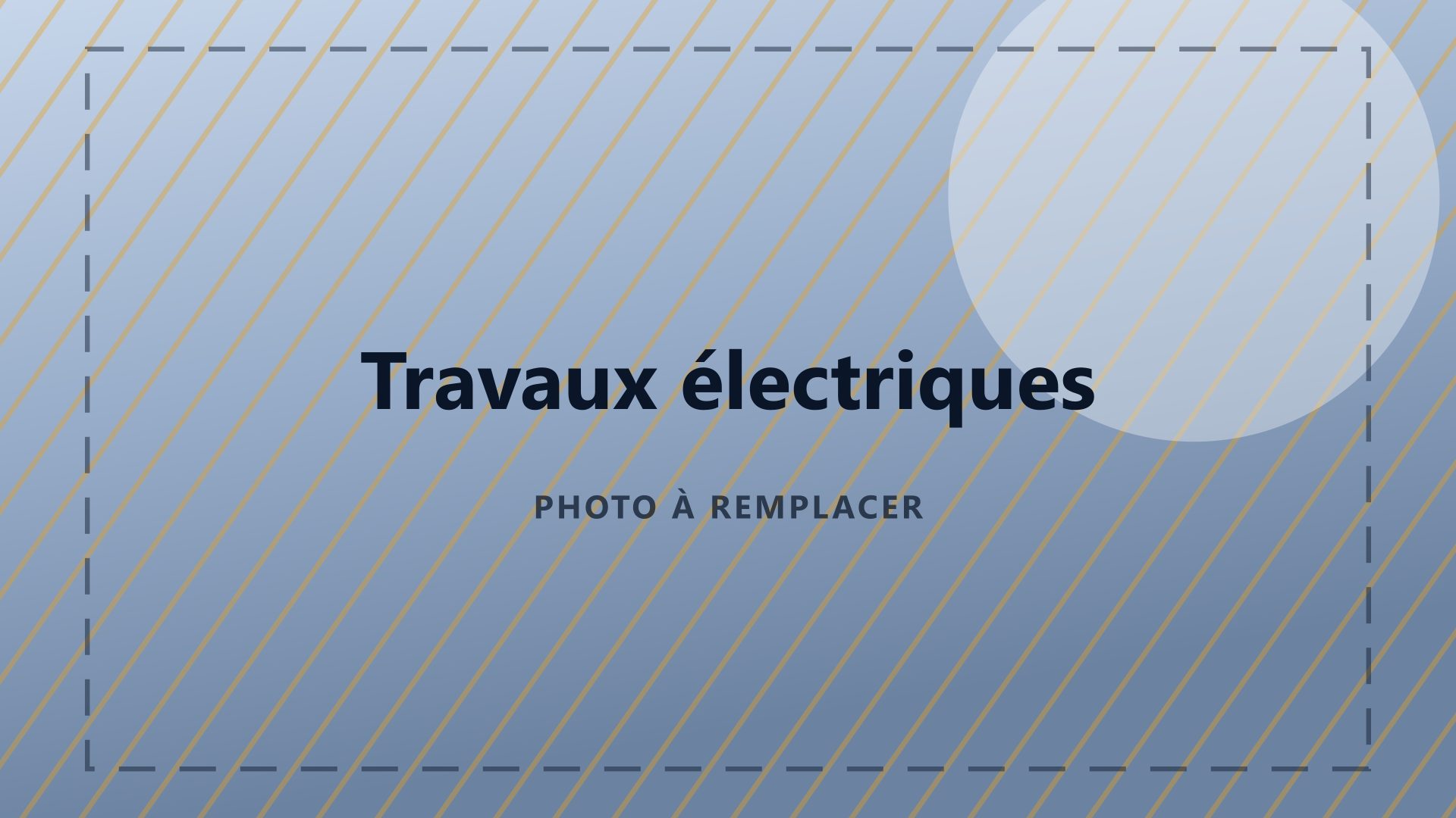 Travaux  électriques  toutes prestations
